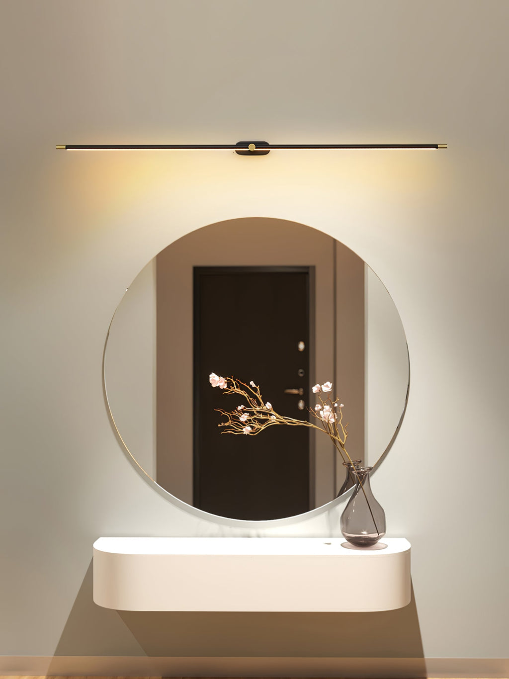 Minimalist Linear Wall Lamp — Modern LED Vanity Wall Sconce for Bathroom & Bedroom