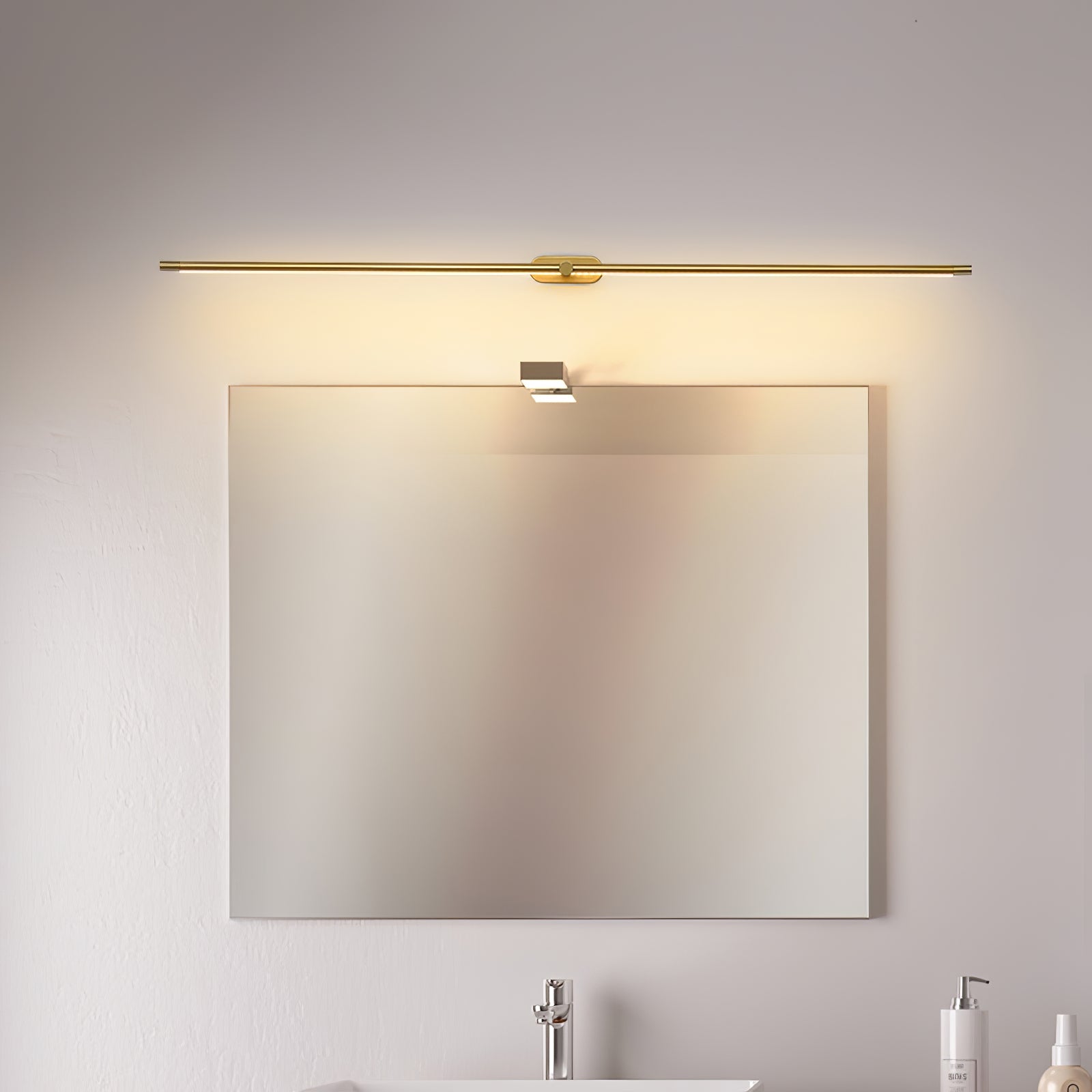 Minimalist Linear Wall Lamp — Modern LED Vanity Wall Sconce for Bathroom & Bedroom