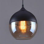 Modern Nordic Glass Pendant Light — Glass Shade Hanging Lamp for Kitchen Island