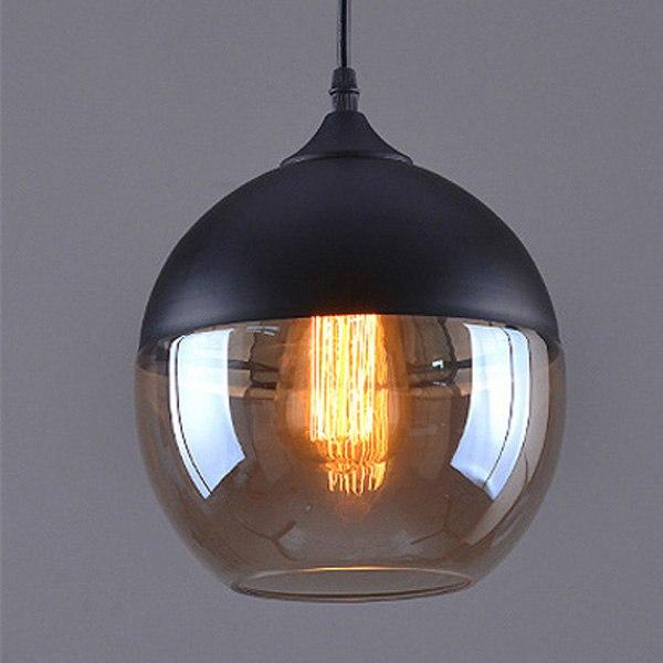 Modern Nordic Glass Pendant Light — Glass Shade Hanging Lamp for Kitchen Island