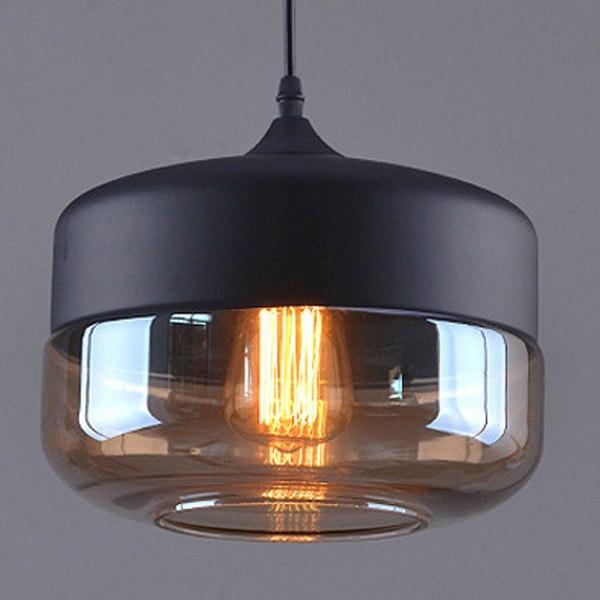 Modern Nordic Glass Pendant Light — Glass Shade Hanging Lamp for Kitchen Island