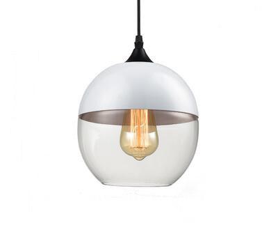 Modern Nordic Glass Pendant Light — Glass Shade Hanging Lamp for Kitchen Island