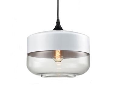 Modern Nordic Glass Pendant Light — Glass Shade Hanging Lamp for Kitchen Island
