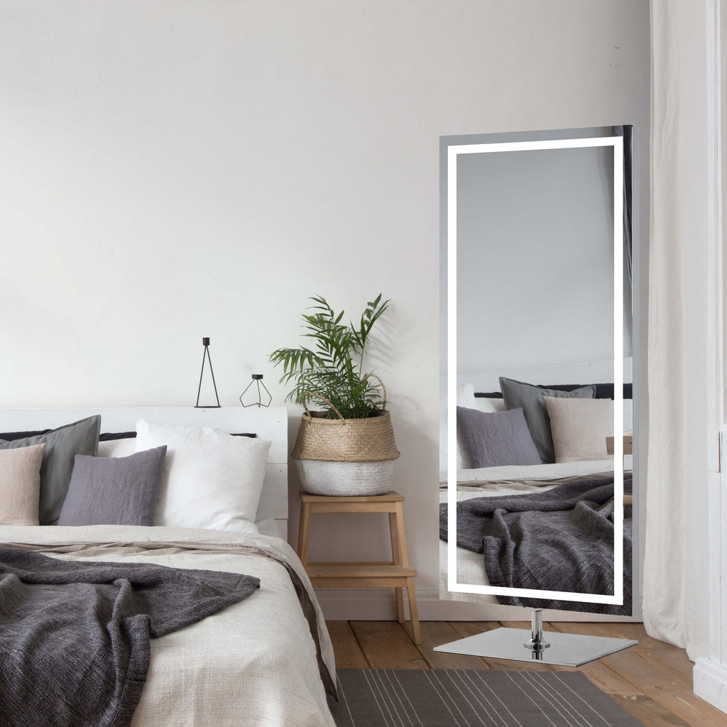 Nova Standing Full-Length LED Vanity Mirror for bedroom | Halvern