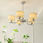 Belue Chandelier — Vintage Gold Glass Globe Ceiling Light for Dining Room