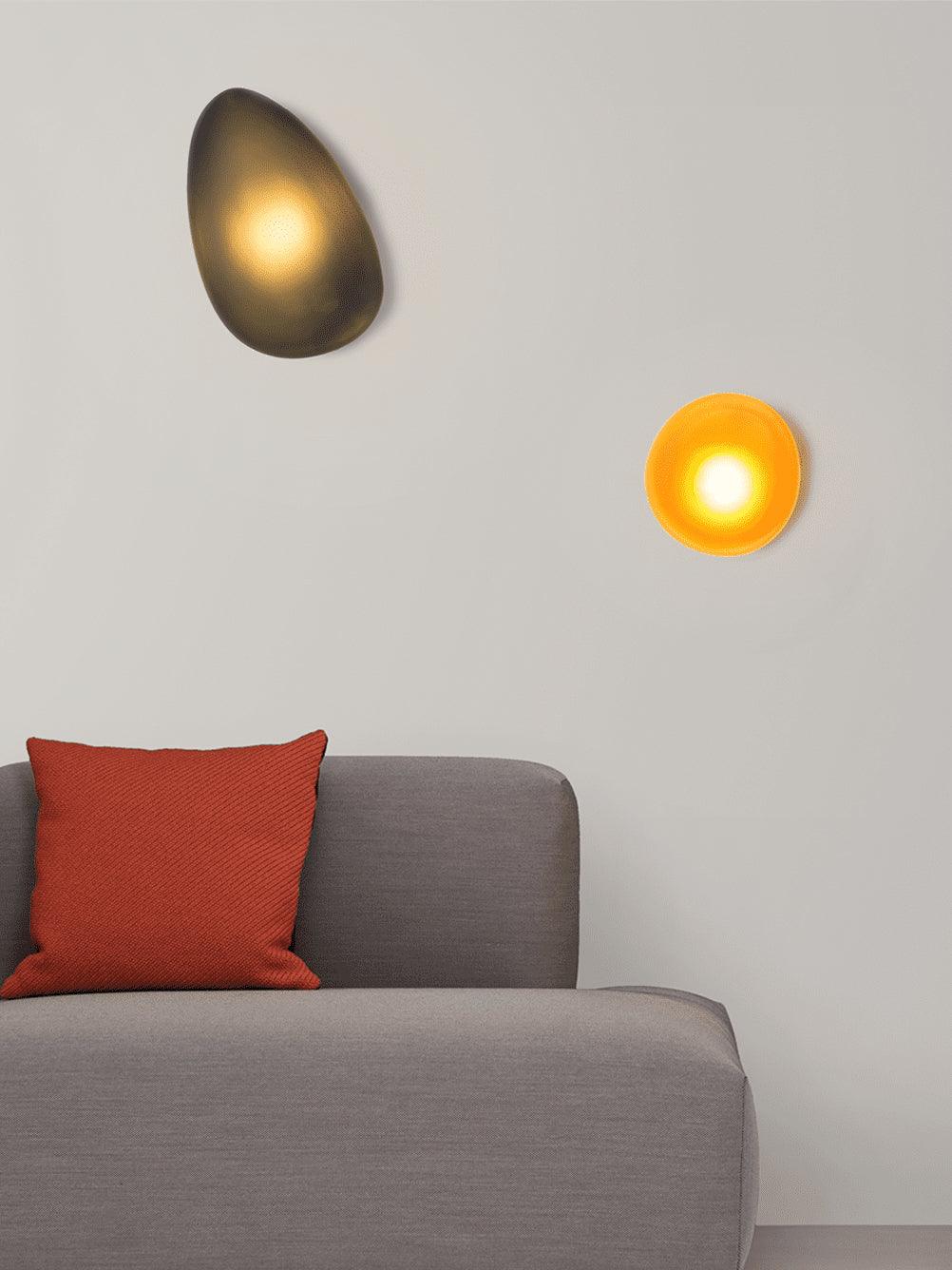 Bubble Glass Wall Lamp — Hand-Blown Glass Wall Sconce for Bedroom & Hallway