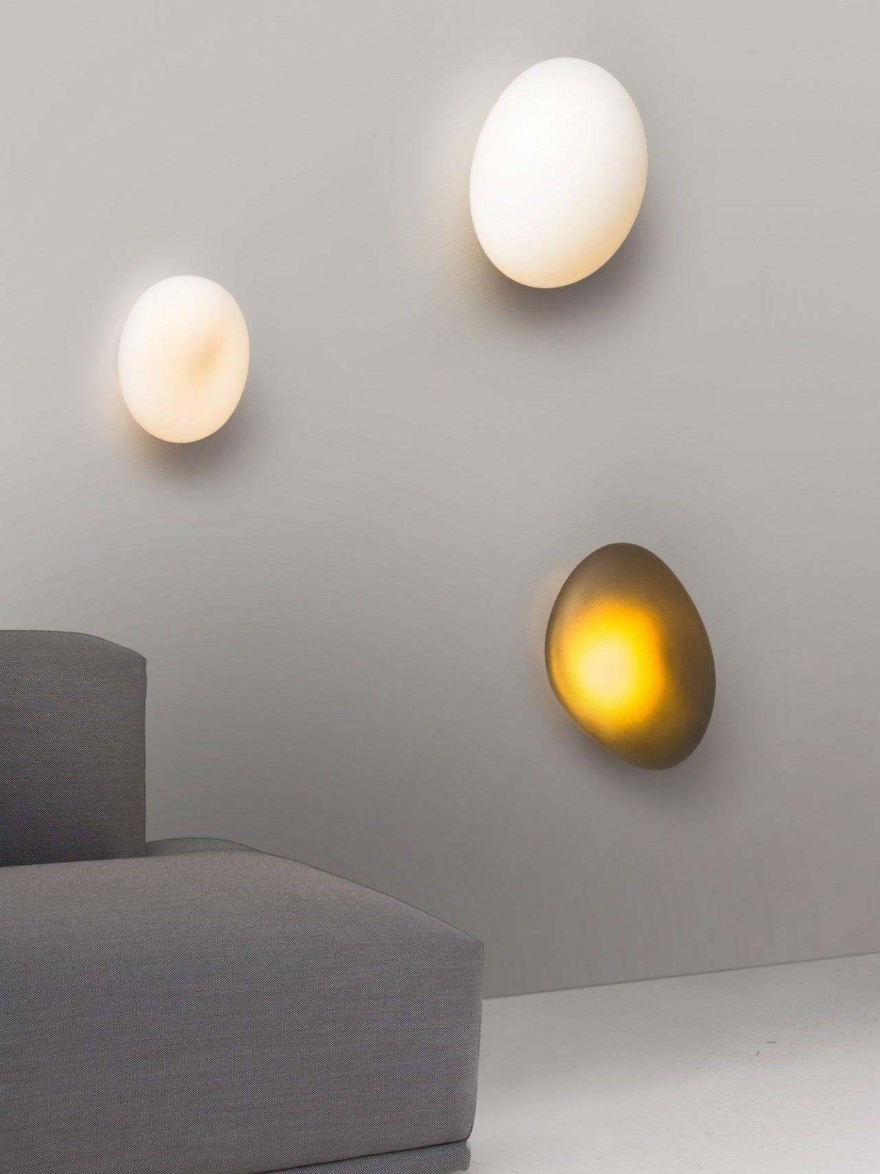 Bubble Glass Wall Lamp — Hand-Blown Glass Wall Sconce for Bedroom & Hallway