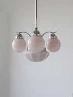 Ryttenberg Chandelier — Retro Glass Globe Ceiling Light for Dining Room