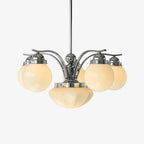 Ryttenberg Chandelier — Retro Glass Globe Ceiling Light for Dining Room