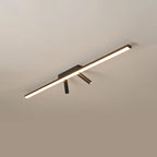Linear Flush Mount Ceiling Light Acrylic LED Fixture for Kitchen