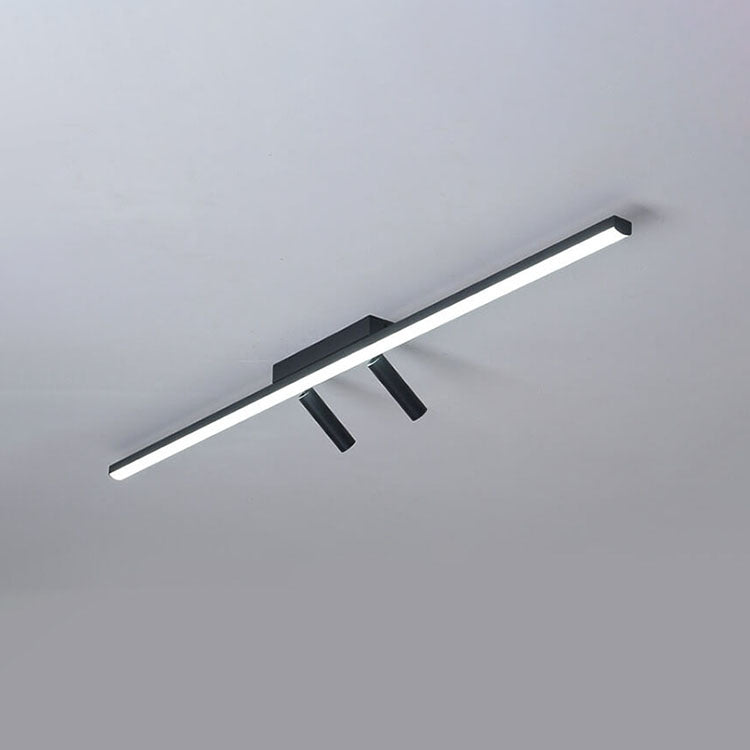 Linear Flush Mount Ceiling Light Acrylic LED Fixture for Kitchen