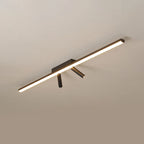 Linear Flush Mount Ceiling Light Acrylic LED Fixture for Kitchen