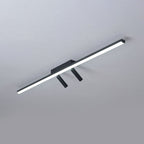 Linear Flush Mount Ceiling Light Acrylic LED Fixture for Kitchen