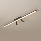 Linear Flush Mount Ceiling Light Acrylic LED Fixture for Kitchen