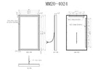 Calisto Framed LED Bathroom Vanity Mirror for bathroom vanity | Halvern