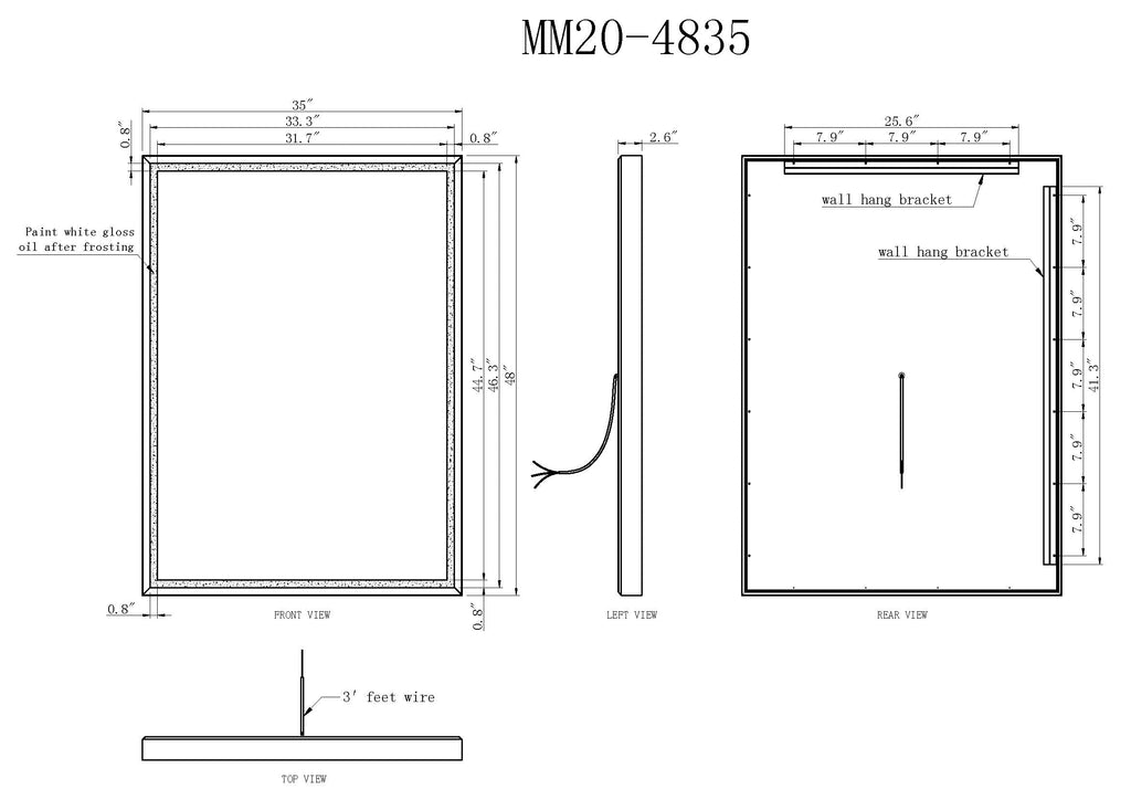 Calisto Framed LED Bathroom Vanity Mirror for bathroom vanity | Halvern
