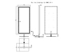Nova Standing Full-Length LED Vanity Mirror for bedroom | Halvern