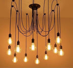 Warmly Modern Spider Chandelier — Adjustable Multi-Cable Pendant Light for Dining Room