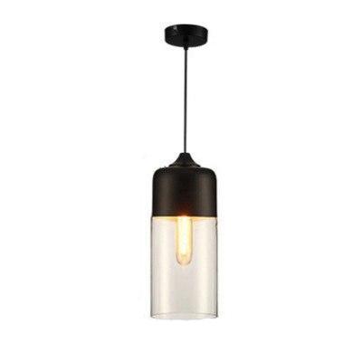 Modern Nordic Glass Pendant Light — Glass Shade Hanging Lamp for Kitchen Island
