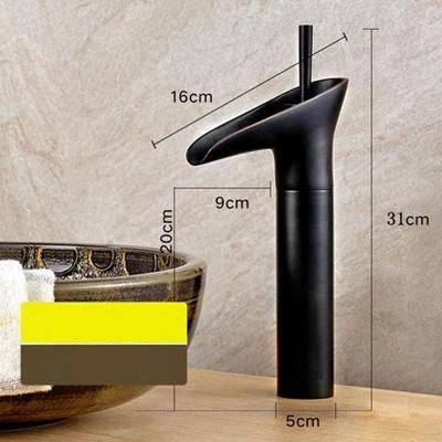 Waterfall Bathroom Faucet — Premium Vanity Sink Faucet