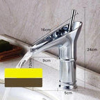 Waterfall Bathroom Faucet — Premium Vanity Sink Faucet