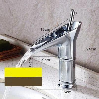 Waterfall Bathroom Faucet — Premium Vanity Sink Faucet