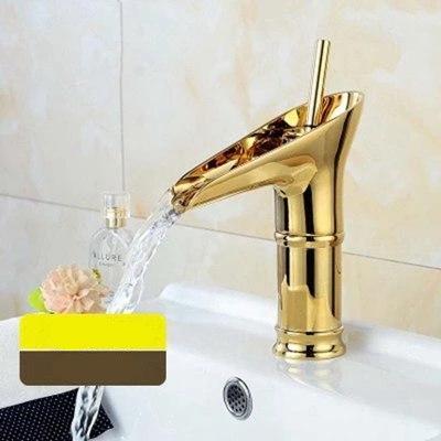Waterfall Bathroom Faucet — Premium Vanity Sink Faucet