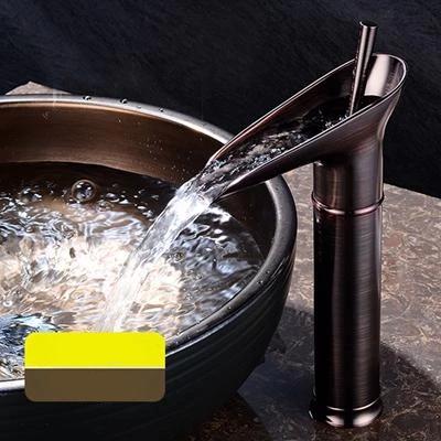 Waterfall Bathroom Faucet — Premium Vanity Sink Faucet