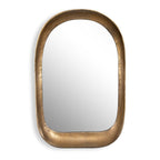 Antique Brass Arch Mirror — Vintage Arched Wall Mirror for Entryway & Vanity