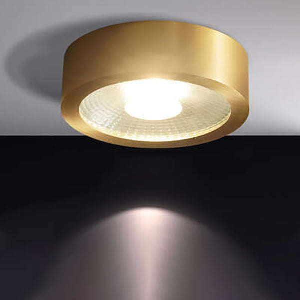 Ultra-Thin Copper LED Flush Mount Ceiling Light