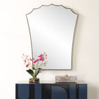 Crown Mirror — Ornate Framed Decorative Wall Mirror for Living Room & Hallway