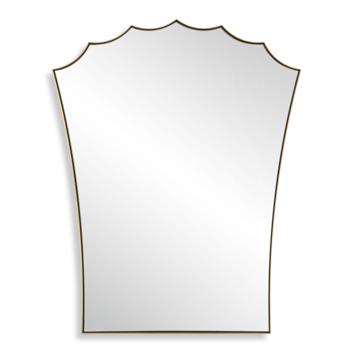 Crown Mirror — Ornate Framed Decorative Wall Mirror for Living Room & Hallway