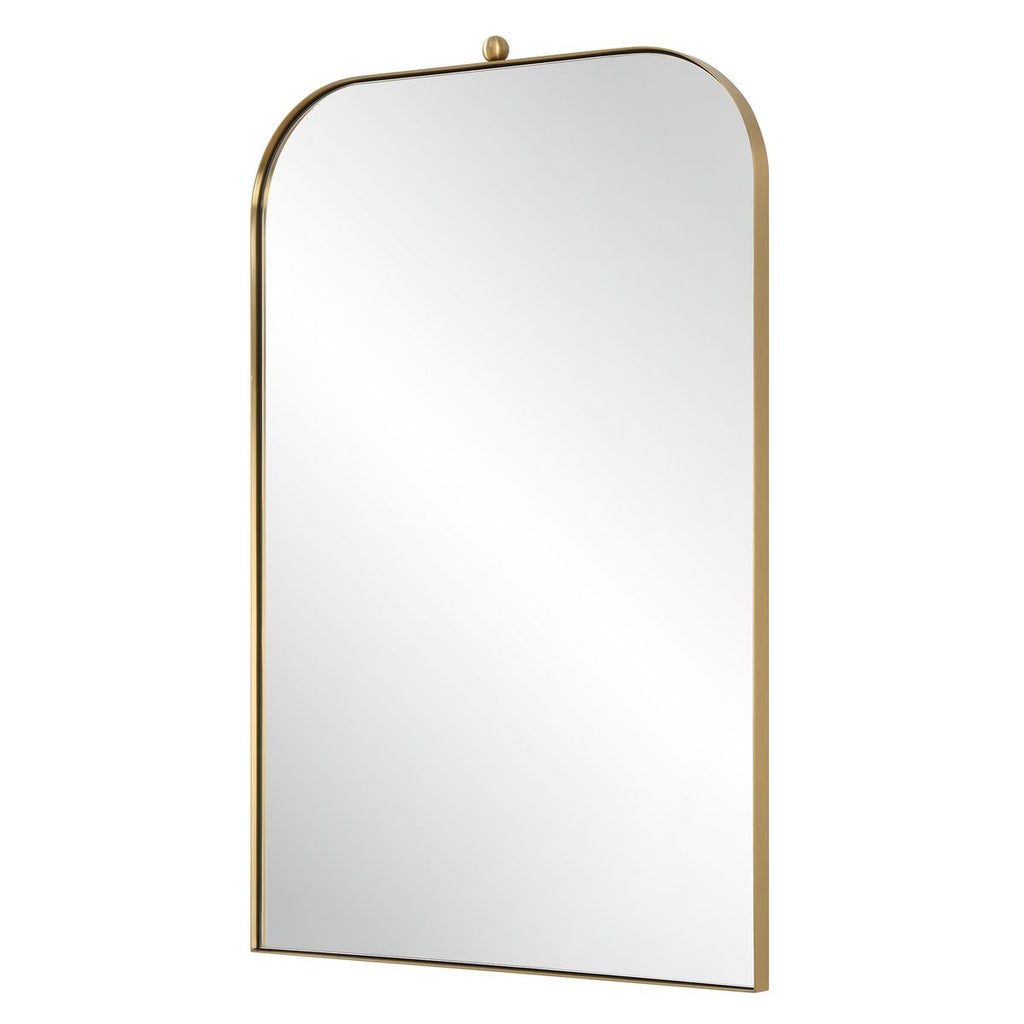 Gold Arch Vanity Mirror — Arched Bathroom Vanity Wall Mirror