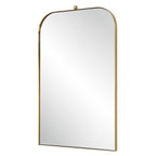 Gold Arch Vanity Mirror — Arched Bathroom Vanity Wall Mirror