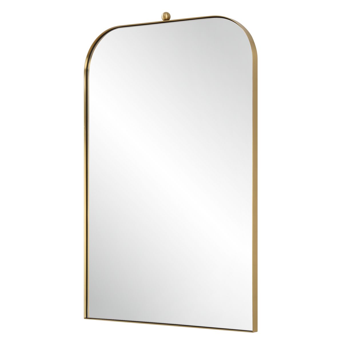 Gold Arch Vanity Mirror — Arched Bathroom Vanity Wall Mirror
