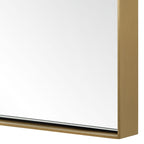 Gold Arch Vanity Mirror — Arched Bathroom Vanity Wall Mirror