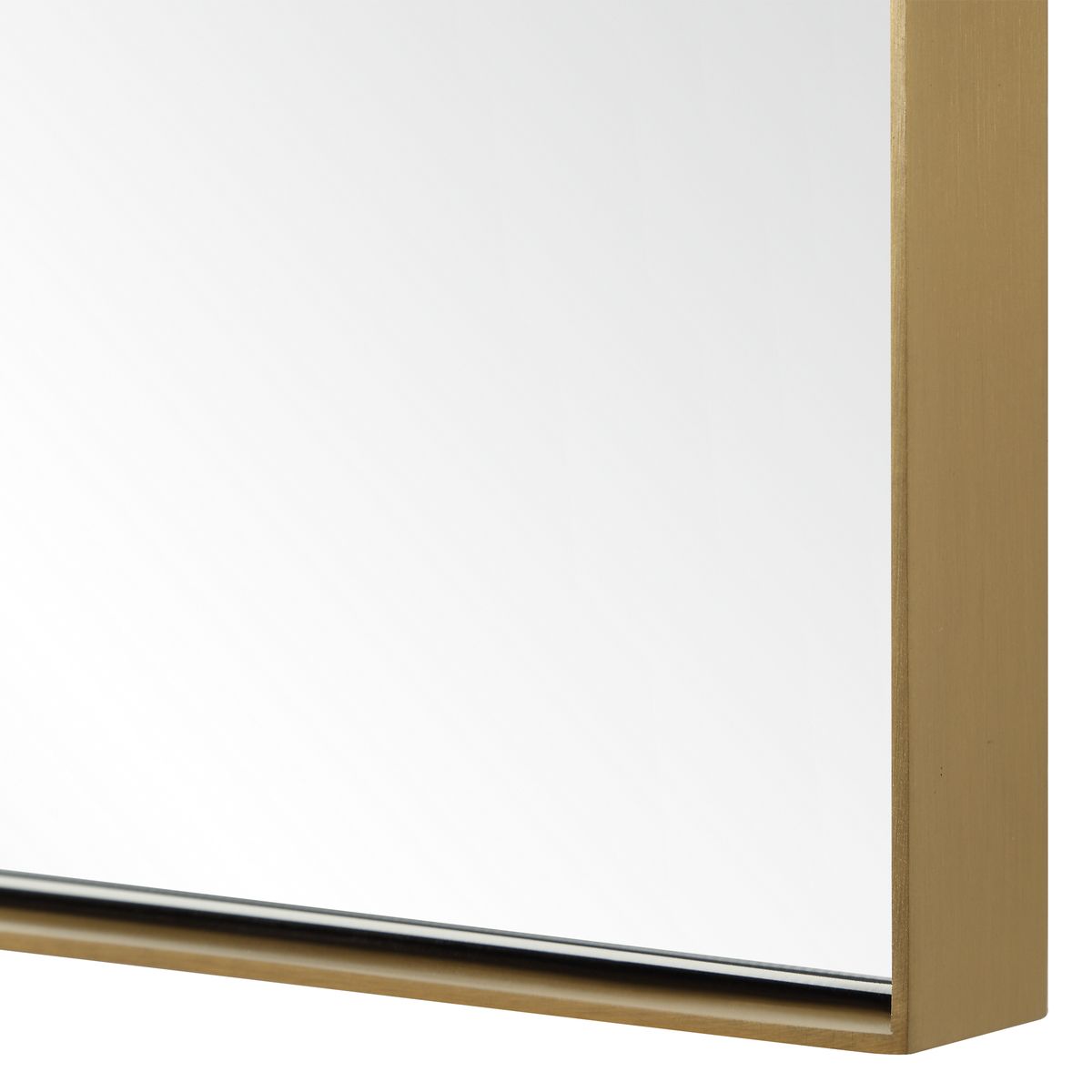 Gold Arch Vanity Mirror — Arched Bathroom Vanity Wall Mirror
