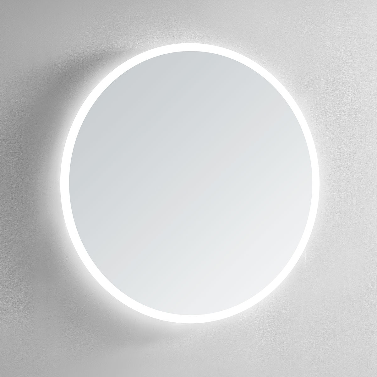 Luna Round LED Bathroom Vanity Mirror for bathroom vanity | Halvern