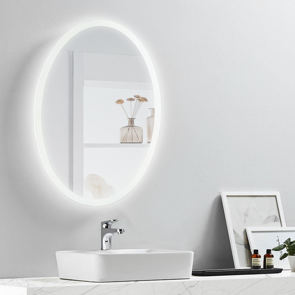 Aurora Oval LED Bathroom Vanity Mirror for bathroom vanity | Halvern