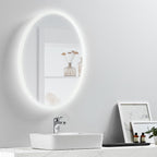 Aurora Oval LED Bathroom Vanity Mirror for bathroom vanity | Halvern