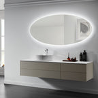 Aurora Oval LED Bathroom Vanity Mirror for bathroom vanity | Halvern
