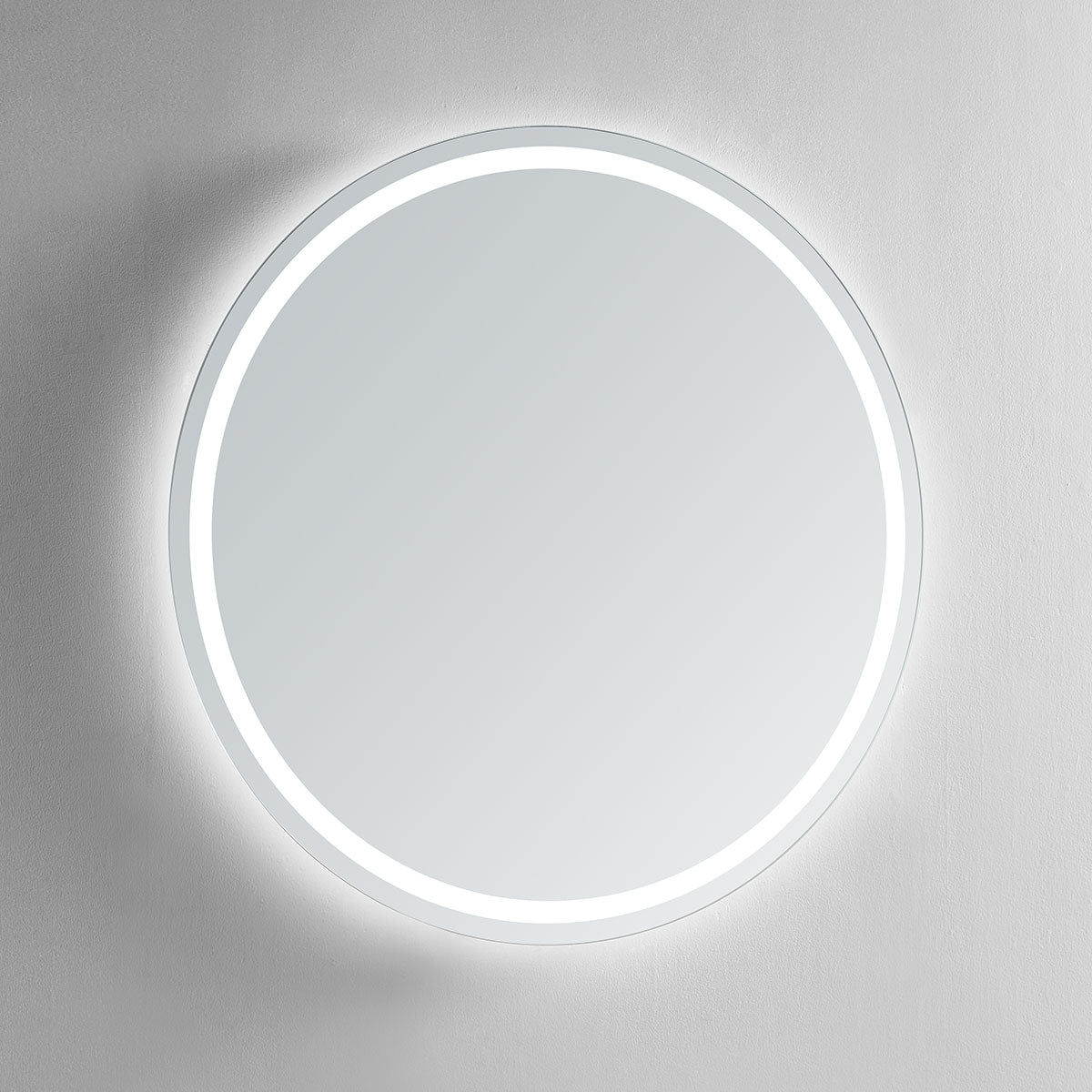 Corona Round LED Bathroom Vanity Mirror for bathroom vanity | Halvern