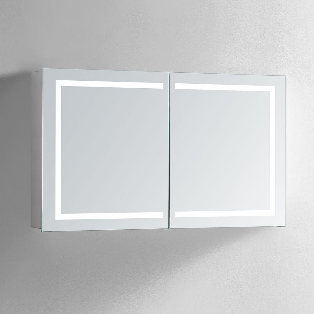 Europa II LED Bathroom Cabinet Mirror for bathroom vanity | Halvern