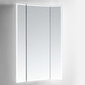 Celestia Full-Length Trifold LED Vanity Mirror for bedroom | Halvern