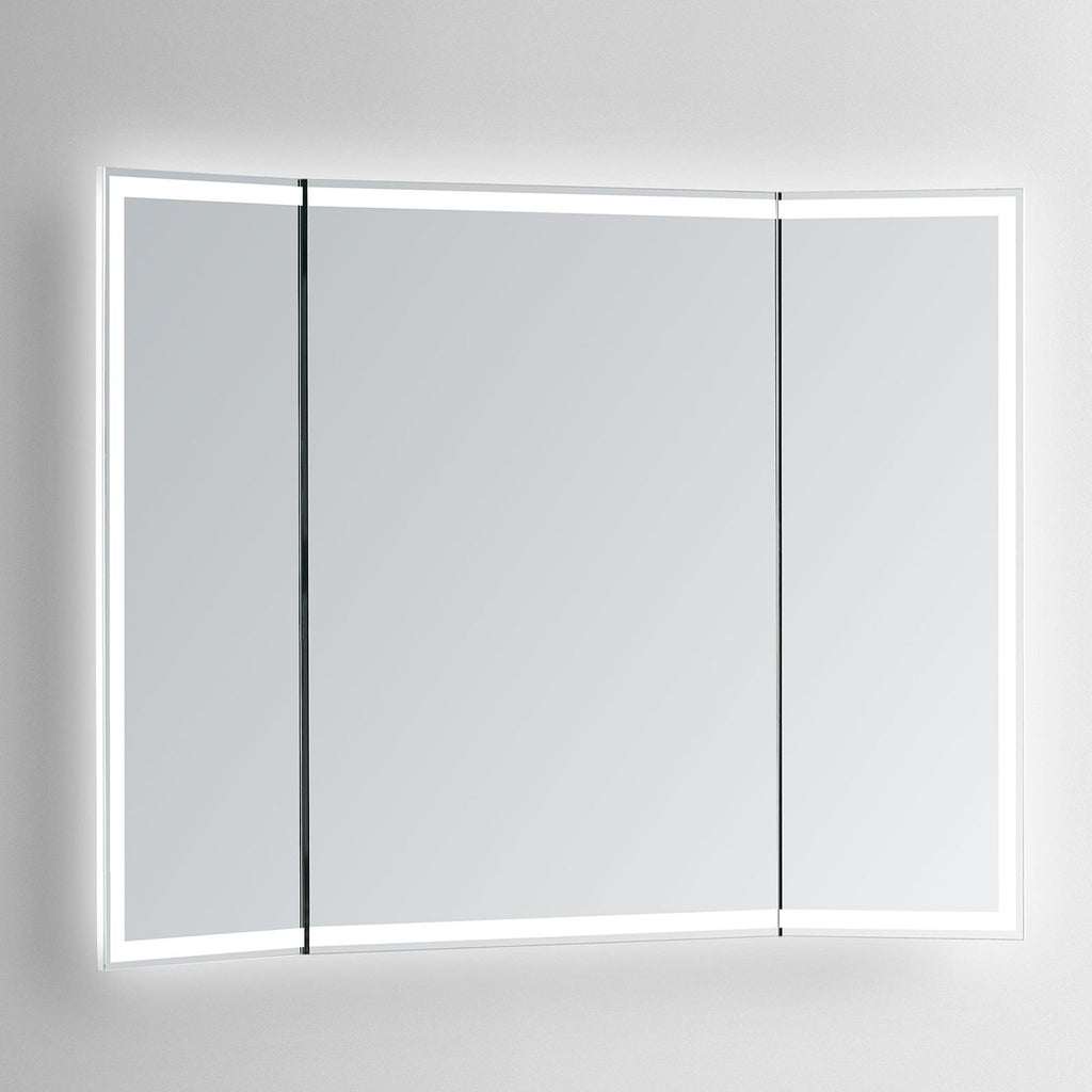 Stella Trifold LED Bathroom Vanity Mirror for bathroom vanity | Halvern