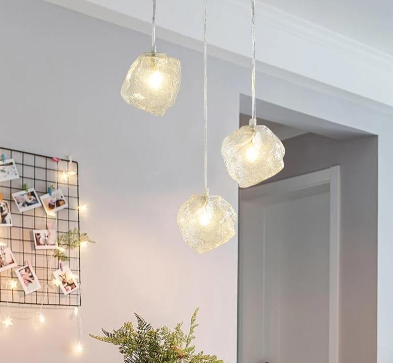 Burley Glass Pendant Light — 3-Globe Hanging Light for Kitchen Island & Dining Room