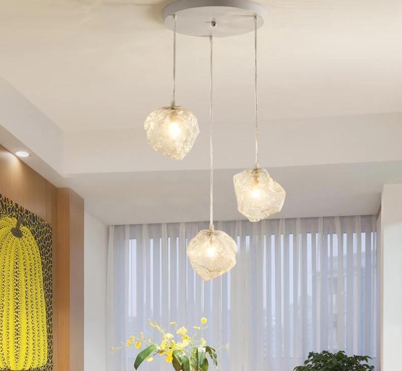Burley Glass Pendant Light — 3-Globe Hanging Light for Kitchen Island & Dining Room