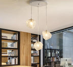 Burley Glass Pendant Light — 3-Globe Hanging Light for Kitchen Island & Dining Room