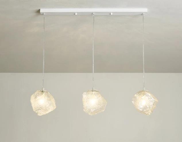 Burley Glass Pendant Light — 3-Globe Hanging Light for Kitchen Island & Dining Room