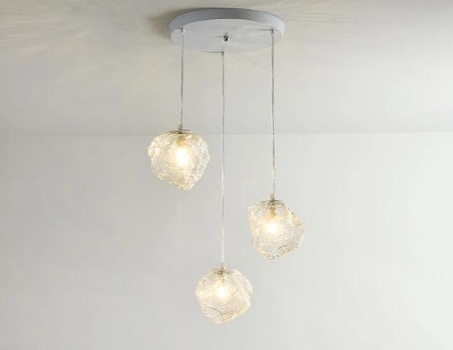 Burley Glass Pendant Light — 3-Globe Hanging Light for Kitchen Island & Dining Room